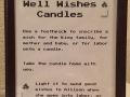 Candle instructions