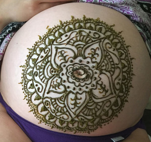 belly henna