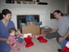 Opening stockings