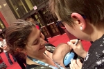 When the Doubleclicks claim they will sign your baby, they will sign your baby. (Ok, just the earmuffs.)